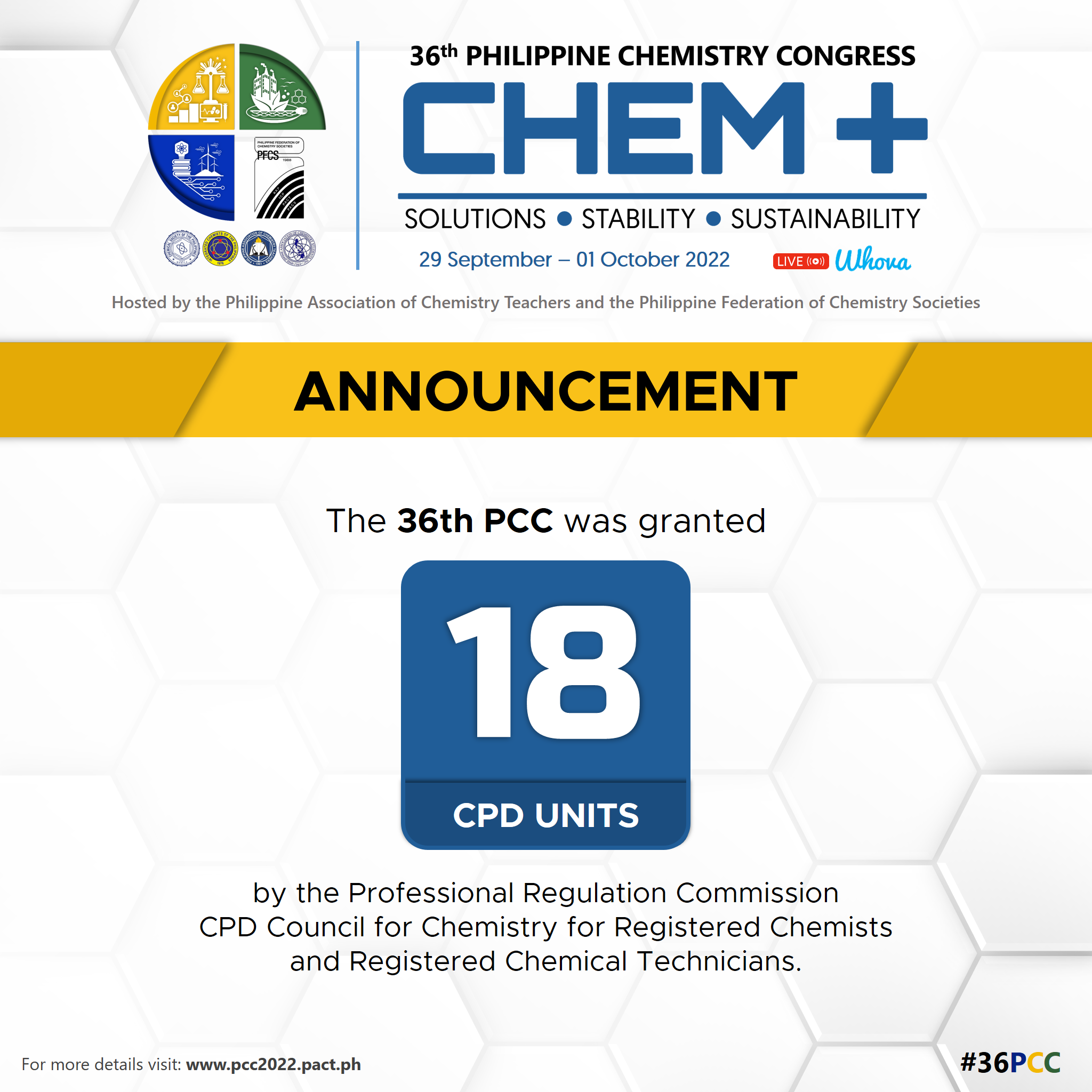 Voltaire Organo on LinkedIn: Register now for the 36th Philippine Chemistry  Congress!